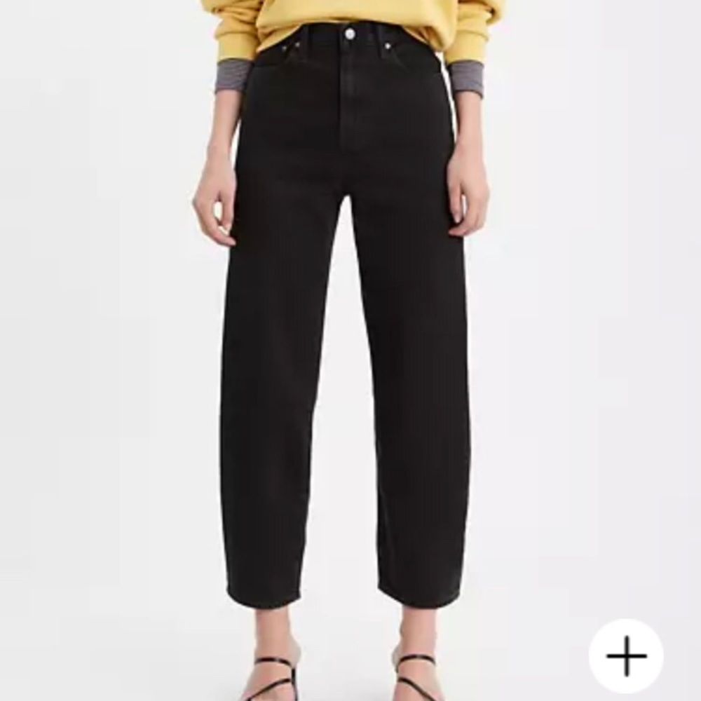 Levi's Women's High Rise Balloon Jeans - Black